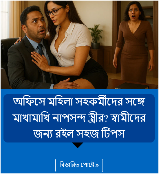 অফিসে মহিলা সহকর্মীদের সঙ্গে মাখামাখি নাপসন্দ স্ত্রীর? স্বামীদের জন্য রইল সহজ টিপস